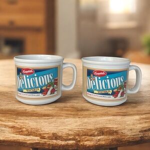 Campbells Soup Mug 2005 12 oz Set of 2